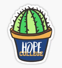 Hope College Cactus Sticker