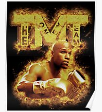 Floyd Mayweather TMT On Fire Poster