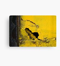 Yellow and Black Canvas Print
