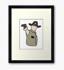 Rick Grimes Framed Print
