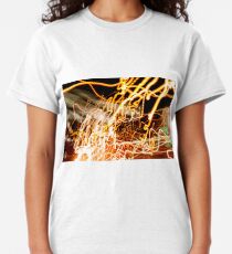 Crazy lights blurred zooming Classic T-Shirt