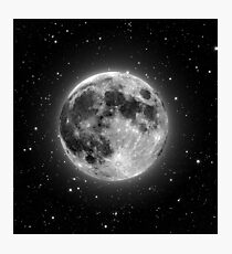 Beautiful full moon Photographic Print