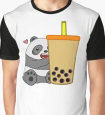 Panda + Boba Graphic T-Shirt