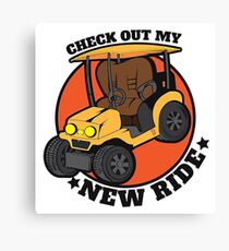 Golf Cart Canvas Print