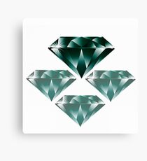 Diamonds are forever 4. Canvas Print