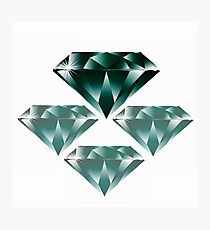 Diamonds are forever 4. Photographic Print