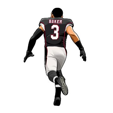 Budda Baker Football Paper Poster Cardinals 2 - Budda Baker