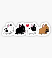 Frenchie Family Sticker