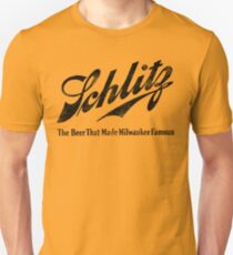 Schlitz - The Beer that Made Milwaukee Famous - weathered look Unisex T-Shirt