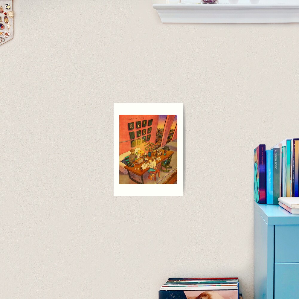 Busy day Art Print