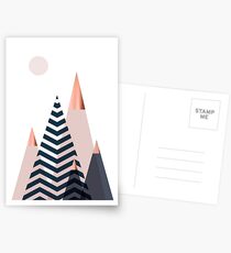 Skandinavische Berge Postkarten