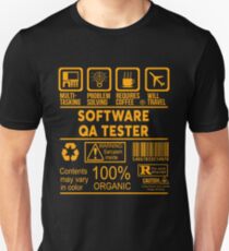 SOFTWARE QA TESTER - NICE DESIGN 2017 Unisex T-Shirt
