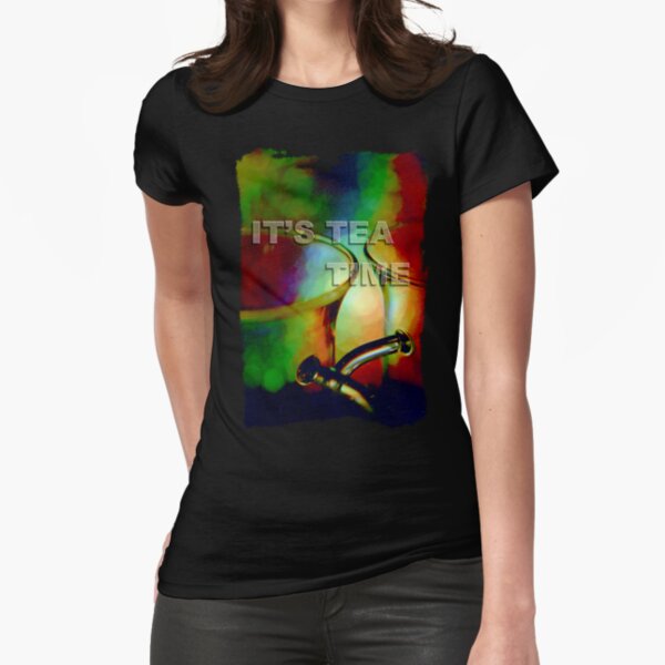 Tea time dreaming (T-Shirt) Fitted T-Shirt