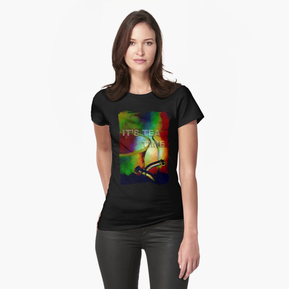 Tea time dreaming (T-Shirt) Fitted T-Shirt