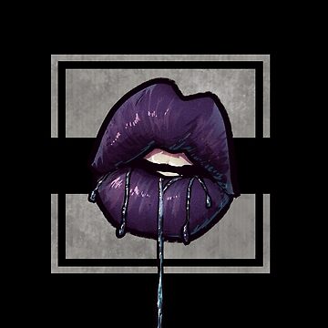 Purple Lips - Spit Swap Poster for Sale by OssuanArt