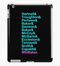 Das Neueste 13. - Die 13 Ärzte von Hartnell nach Whittaker iPad-Hülle & Klebefolie