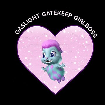 Gaslight Gatekeep Girlboss Bibble Sticker for Sale by skyaswani