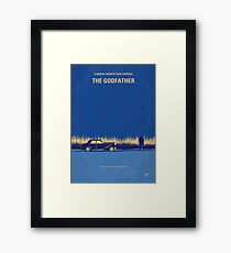 No686-1- Godfather I minimal movie poster Framed Print