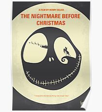 No712- The Nightmare Before Christmas minimal movie poster Poster