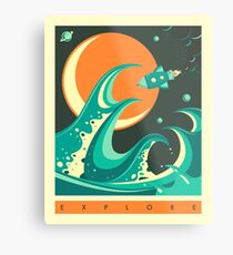 EXPLORE Metal Print