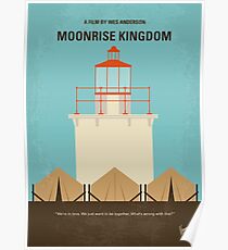 No760- Moonrise Kingdom minimal movie poster Poster