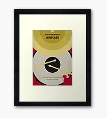 No761- Whiplash minimal movie poster Framed Print