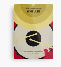 No761- Whiplash minimales Filmplakat Metallbild