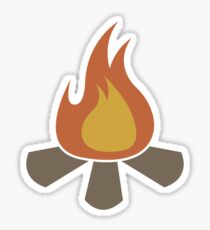 Campfire Icon Sticker