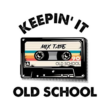 Premium Vector  Funny old school hip hop retro vintage cassette music  mixtape tshirt design