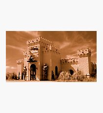Castle By The Road Photographic Print