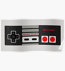 NES Controller Poster