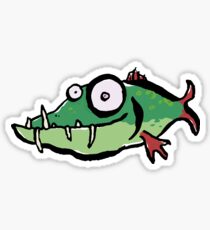A not so pretty fish Sticker