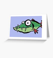 A not so pretty fish Greeting Card