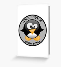 Open Source Open Mind Greeting Card