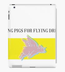 flying pigs for flying dreams iPad Case/Skin