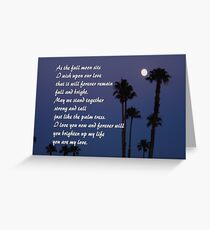 Shoot for The moon Greeting Card