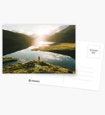 Postales Suiza Mountain Lake Sunrise - Fotografía de paisajes