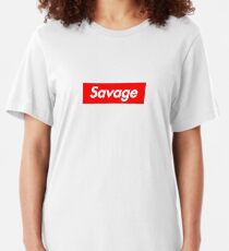 SAVAGE BOX LOGO - 21 Slim Fit T-Shirt