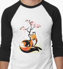 Sakura Kitsune Men's Baseball ¾ T-Shirt