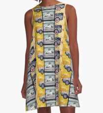 Delorean - Back to the Future A-Line Dress