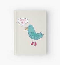 Emotional Support Duck Hardcover Journal