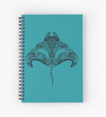 Tribal Manta Ray Spiral Notebook
