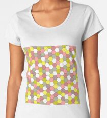 honeycomb pink Women's Premium T-Shirt
