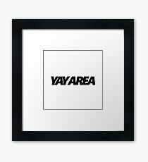 Yay Area Framed Print