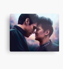 Lovers' Moment Metal Print