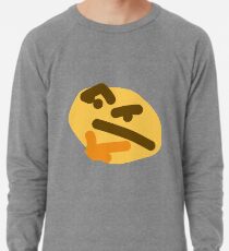 thinking emoji Lightweight Sweatshirt