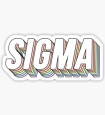 Sigma 3D Pastels Sticker
