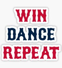 Red Sox Win Dance Repeat Sticker
