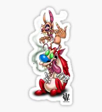 Acid Trip Ren & Stimpy Sticker