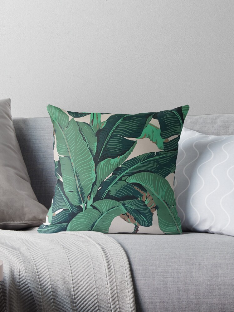 Golden Girls Banana Leaf Style Pillow Throw Pillow By Gregs Celeb Art